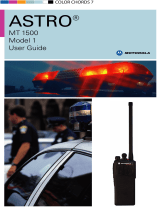 Motorola ASTRO MT 1500 Model 1 User manual