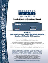 Broadcast Tools AES DA 2x4 Operating instructions
