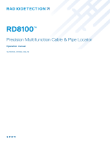 Radiodetection RD8100 Owner's manual