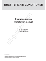Haier AD842AHEAA Operation Manual & Installation Manual