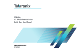 Tektronix TDP1500 User manual