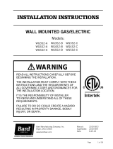 Bard WG5S2-A Installation Instructions Manual