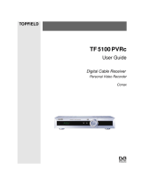 Topfield TF 5000 PVRt User manual