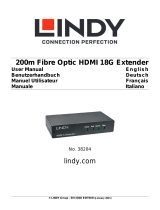 Lindy 200m Fibre Optic HDMI 18G Extender User manual
