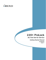 Aeroflex ProLock 2201 Getting Started Manual
