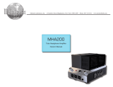 Mclntosh MHA200 Tube Headphone Amplifier Owner's manual