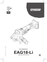 Erbauer EAG18-Li Original Instructions Manual