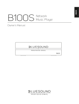 Bluesound B100S Owner's manual