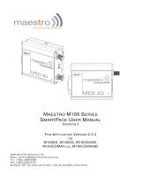 Maestro M100 2G User manual