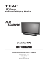 TEAC PLMSDM1060 User manual