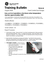 Haier GE CGS986EEL Training Bulletin
