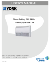 Johnson Controls York YHFFXC(H)036-60BBA-FX User manual