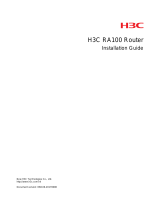 H3C RA100 Installation guide