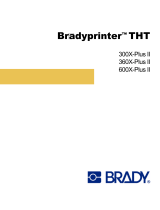 Brady Bradyprinter THT 600X-Plus II User manual