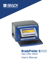 Brady BradyPrinter S3100 User manual
