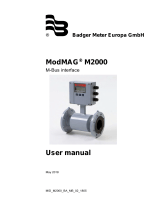 Badger Meter ModMAG M2000 User manual