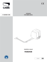 CAME FA4024CB Installation guide