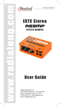 Radial Engineering EXTC-Stereo Owner's manual