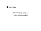 Motorola APX 7500 O5 User manual