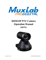 MuxLabHDMI / IP PTZ Camera