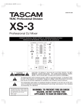 Tascam XS-3 Owner's manual