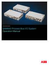 ABB SAM600 Series Operating instructions