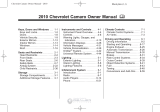 Chevrolet 2010 Camaro Owner's manual
