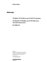Tektronix WVR70UP Instructions Manual