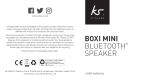 KitSound BOXI MINI User manual