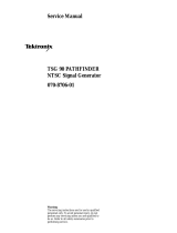 Tektronix TSG 90 PATHFINDER User manual
