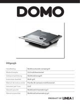 Domo Multifunktionskontaktgrill, 2000 Watt Owner's manual