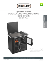 Drolet OUTBACK CHEF WOOD BURNING COOKSTOVE User manual