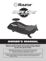 Razor Crazy Cart Shift Owner's manual