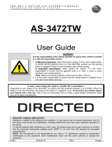 Autostart AS-3472TW Owner's manual