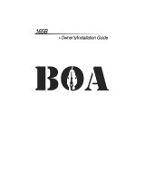 BOA 165B Owner's manual