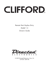 Clifford 1401 User manual