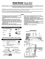 ReadyRemote 26327 Owner's manual