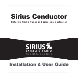 Sirius SCH1W, Conductor Owner's manual