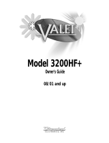 DEI Valet 3200HF+ Owner's manual