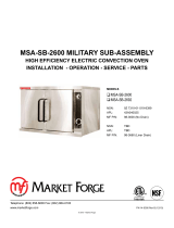 Market Forge MSA-SB-2692 Owner's manual