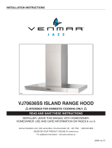 Venmar Flue extension for 10’ ceiling - VJ706 User guide