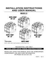 Broan HEPA 2000 User manual