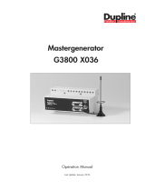 Dupline G3800 X036 Installation guide
