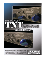 Manley TNT 2-Channel Mic Preamp Owner's manual