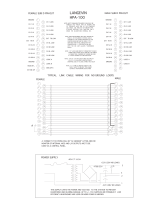 Manley HP-100 D-SUB PINOUT Notes Owner's manual