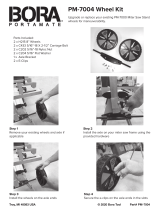 bora PM-7004 Wheel Kit Operating instructions