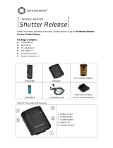 Promaster Wireless Remote Shutter Release Owner's manual