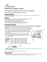Promaster XtraPower Battery Tester Owner's manual