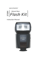 Promaster SF108M Electronic Flash Owner's manual