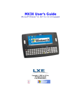 LXE MX3P User manual